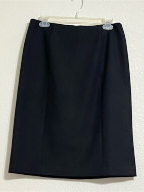 Talbots Classic Straight Skirt Black Women’s Size 6